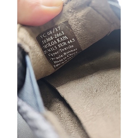 OluKai Mens Moloa Kapa Size 11.5 Slip On Shoes Gray - Picture 9 of 9